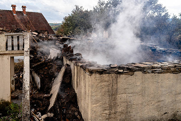 Professional Fire Damage Removal technician working in Jamison, PA